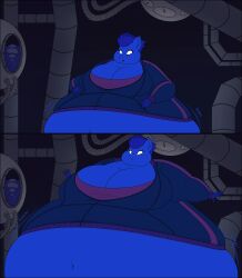 big_breasts blueberry_inflation breasts cleavage female furry huge_breasts inflation lj_caffie tagme thick_thighs wide_hips