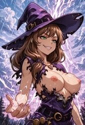 1girls ai_generated genshin_impact lisa_(genshin_impact) tagme