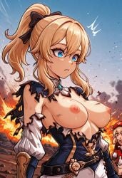 1girls ai_generated blonde_female blonde_hair genshin_impact jean_gunnhildr tagme