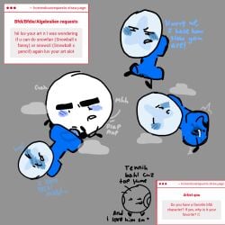 after_orgasm after_sex after_vaginal aftermath angry angry_expression angry_face angry_female battle_for_dream_island bfdi big_penis blush blush_lines blushing blushing_female blushing_male blushing_profusely breath_cloud creampie creampied dialogue digital_art digital_drawing digital_drawing_(artwork) digital_media digital_media_(artwork) digital_painting_(artwork) dw4evrr fanny_(bfdi) heat_(temperature) holding_legs juicy_pussy looking_at_another looking_down looking_pleasured lying lying_down lying_on_floor lying_on_ground lying_on_side moaning moaning_female moaning_from_pleasure moaning_in_pleasure moaning_loud non-human object_show object_shows one_eye_closed one_leg_up osc request requested showing_off showing_pussy simple_background snowball_(bfdi) squinted_eyes tentacle_penis text thick_eyebrows trembling trembling_legs trembling_lines trembling_spikes twitch_lines twitching unusual_genitalia wet wet_pussy x-ray