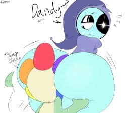 2boys ass ass_grab astro_(dandy's_world) big_ass big_butt black_eyes blue_skin blush blushing bubble_ass bubble_butt butt butt_cheeks dandy's_world dandy_(dandy's_world) fat_ass fat_butt flower grabbing_ass grabbing_butt huge_ass huge_butt licking licking_ass licking_butt looking_back male male_only ombuiii rimming rimming_male roblox soft_ass soft_butt suggestive tail text thicc thick_ass thick_butt wet wet_ass wet_butt white_background