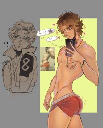 apex_legends boy bubble_butt enea_davide_guarino gay italian lonkuuu naked oc_x_canon pretty_boy selfie selfship sparrow_(apex_legends) twink twunk underwear_down underwear_only yaoi yumeship yumeshipping