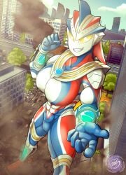 abs breasts female janus_jammy ultraman_(franchise)