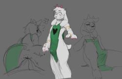 boner deltarune erection furry gay goat pompsadoodle ralsei twink undertale yaoi
