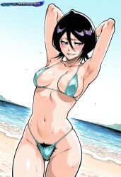 1girl absurd_resolution absurdres ai ai-created ai_art ai_generated anime anime_coloring anime_screenshot bangs bare_arms bare_shoulders beach bikini bikini_bottom bikini_pull bikini_top black_hair bleach blue_sky blush breasts cameltoe cleavage clothes_pull clouds collarbone contrapposto covered_breasts covered_nipples cowboy_shot detailed_background digital_art dynamic_angle dynamic_pose exhibitionism exibitionism exited explicit exposed_pussy female from_below glossy glossy_body glossy_skin gorgeous hair_between_eyes half-closed_eyes hand_on_bikini hand_on_hip head_tilt hentai hi_res high_contrast high_quality high_resolution in_heat labia leaning_forward looking_at_viewer low_angle micro_bikini narrow_waist narrowed_eyes navel nsfw ocean oiled_skin outdoors partially_clothed patreon perfect_anatomy pervert_female petite pink_bikini plump presenting pubic_hair pulling_clothes pulling_own_clothes purple_eyes pussy rating_explicit rukia_kuchiki sand screencap sea seductive seductive_smile see-through sexy sexy_body sexy_female sexy_pose shinigami shiny_skin shoreline short_hair side-tie_bikini sideboob skimpy sky slim_waist small_breasts smile smirk smug soft_shading solo source_anime standing stomach string_bikini suggestive summer sun sunlight swimsuit tan tanlines teasing teasing_viewer thick_thighs triangle_bikini underboob untied_bikini vacation voluptuous voluptuous_body voluptuous_female waves wet wet_skin wide_hips