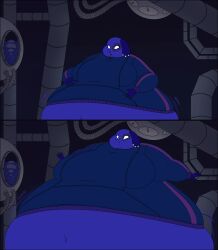 animal_crossing big_breasts blueberry_inflation breasts cherry_(animal_crossing) female furry huge_breasts inflation lj_caffie tagme thick_thighs wide_hips