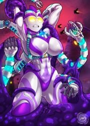 breasts female janus_jammy tentacles ultraman_(franchise)