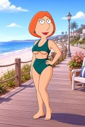 ai_generated bikini breasts family_guy lois_griffin looking_at_viewer thighs