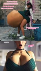 1girls 3d diskdata female female_only female_pred implied_vore oral_vore rendered tagme vore vore_belly