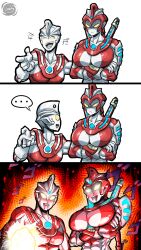 breasts female janus_jammy male pecs ultraman_(franchise)