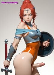 1futa ai_generated ass balls futanari penis teela trap yaoi