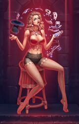 cards dirty_league lingerie sitting tophat