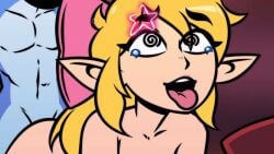 1femboy 2d 3boys anal anal_sex animated blonde_hair cheerleader_link dizzy_eyes doggy_style eyebrows_visible_through_hair femboy feminine_male gay gif girly gradient_background hair_ornament hair_ribbon hylian hylian_ears interspecies link male male/male male_on_femboy male_only multiple_boys open_mouth otoko_no_ko pointy_ears speedosausage stars tears tears_of_pleasure the_legend_of_zelda tongue_out trap yaoi zora