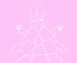 animated anthro balls duo female female_on_top genitals heart knotting lagomorph leporid male male/female mammal multi_tail on_top pawpads penetration penile penile_penetration penis_in_pussy rabbit tail_motion thiccazthieves vaginal_penetration vaginal_penetration