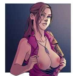 claire redfield from capcom by theartiel