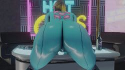 1girls 3d animated ass ass_focus ass_shake big_ass blonde_hair bodysuit clothed female from_behind huge_ass jiggle kishi leaning leaning_forward long_hair longer_than_30_seconds metroid no_sound ponytail samus_aran shiny shiny_clothes shiny_hair skin_tight solo twerking video webm zero_suit zero_suit_samus