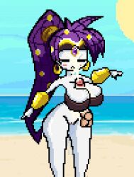 big_ass big_breasts big_penis blush clothed_paizuri covered_in_cum cum cum_on_breasts cum_on_face cumshot fusion hourglass_figure huge_ass huge_breasts huge_thighs kingcroc long_penis meloetta paizuri pixel_art pokemon pussy pussy_juice shantae shantae_(character) shantae_(cosplay) shortstack smooth_skin surprised tagme thick_thighs thin_waist wet_pussy wide_hips