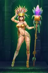 aztec dirty_league female solo staff