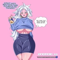 android android_21 android_21_(good) android_33 ass belly_dancer big_ass big_breasts big_thighs bio-android_(dragon_ball) bluegraves blush breast_squeeze breast_squish breasts busty casual censored crop_top curvaceous curvy curvy_figure dragon_ball dragon_ball_fighterz dress dress_skirt dual_persona evil_smile female female_only fight food glasses gloves gold_jewelry good_girl green_eyes grope harem_girl hourglass_figure huge_breasts large_breasts legs long_hair looking_at_viewer majin_android_21 megane milf miniskirt monster_girl oc open_mouth panties pink_skin pointy_ears purple_eyes revealing_clothes revealing_clothing seductive seductive_look seductive_smile selfcest sexually_suggestive sharp_teeth silver_hair skirt skirt_lift sleeves smile spiky_hair sweater symmetrical_docking tail teacher thick thick_thighs thighs tongue tongue_out underboob voluptuous white_hair wide_hips