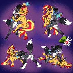 alissa_the_wolf canid canine canis catfight ello2 equid equine fan_character friendship_is_magic girlfight hasbro horse mammal mature_(disambiguation) my_little_pony nude pony sega sonic_(series) sonic_the_hedgehog_(series) spaciestcake sunset_shimmer thesheeark wolf