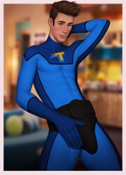 billy_thunderman boner drawnpr0n erection_under_clothes male male_only nickelodeon solo_male superhero teen teenager the_thundermans