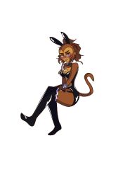 anthro banana bloons_td_6 bloons_tower_defense brown_fur btd6 bunny_girl glasses monkey monkey_girl patch_(bloons) playboy_bunny