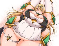mythra from xenoblade (series) by kurocaze