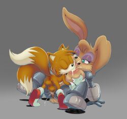 1boy 1girls age_difference aloa anthro anus archie_comics balls_deep bodily_fluids breast_milking breastfeeding breasts bunnie_rabbot canid canine cybernetic_limb cybernetics duo female fox hi_res lactating lagomorph leporid machine male male/female mammal milk older_female penetration rabbit sega sex sonic_(series) sonic_the_hedgehog_(archie) sonic_the_hedgehog_(comics) sonic_the_hedgehog_(series) sucking tails tails_(disambiguation) teenage_girl teenage_girl_and_younger_boy teenager vaginal_penetration young younger_male younger_penetrating_older