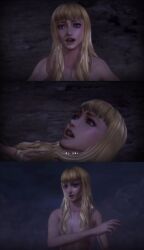 1girls 3d berserk blonde_hair breasts cgi farnese female human light-skinned_female light_skin long_hair nude rape