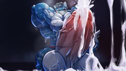 abs biceps blush bodybuilder excessive_cum furry gay hyper hyper_balls hyper_genitalia hyper_muscles hyper_penis hyper_testicles lust male male_focus male_only marshiro muscle muscles muscular muscular_arms muscular_ass muscular_back muscular_legs muscular_male muscular_thighs nipples pecs veins veiny_penis