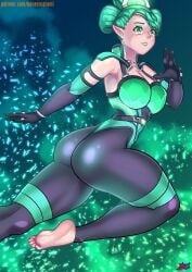 1girls 2d accessory alternate_version_available artist_name artist_signature ass barefoot big_ass big_breasts big_butt black_gloves bonecrusherii breasts bubble_butt busty curvy elbow_gloves elf elf_ears elf_female fat_ass feet female female_focus female_only gloves green_eyes green_hair green_lipstick hi-rez_studios large_ass large_breasts light-skinned_female light_skin lipstick long_ears long_gloves magree_skye paladins pointy_ears skye_(paladins) solo solo_female solo_focus tagme thick_ass thick_thighs thighs tied_hair vip_gg_magree_skye voluptuous