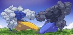 abs anthro anthro_only balls biceps bodybuilder furry guzreuef hyper hyper_balls hyper_genitalia hyper_muscles hyper_penis hyper_testicles male male_focus male_only muscles muscular muscular_arms muscular_ass muscular_back muscular_legs muscular_male muscular_thighs nipples pecs penis testicles veins veiny_penis