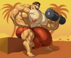 abs balls biceps bodybuilder furry guzreuef hyper hyper_balls hyper_genitalia hyper_muscles hyper_penis hyper_testicles male male_focus male_only muscles muscular muscular_arms muscular_ass muscular_back muscular_legs muscular_male muscular_thighs nipples pecs penis testicles veins veiny_penis
