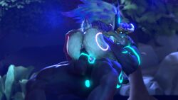 1boy 1girls 3d anthro aurelion_sol furry_only kindred lamb_(league_of_legends) league_of_legends male no_humans sex straight tagme twitchyanimation