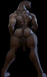 1boy 3d alien ass balls big_ass big_ass_(male) dick gay halo_(series) huge_butt humanoid humanoid_genitalia looking_back male male_only moreuselesssource sangheili