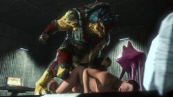 absurd_res alien anal anal_sex balls big_dom_small_sub black_hair computer doggy_style dominant dominant_humanoid dominant_male duo from_behind_position gay genitals green_body hair hi_res human human_on_humanoid human_penetrated humanoid humanoid_dominating_human humanoid_penetrating humanoid_penetrating_human interspecies krogan laptop larger_humanoid larger_male male male/male male_only male_penetrated male_penetrating male_penetrating_male mammal mass_effect multicolored_body muscular muscular_humanoid muscular_male nude open_mouth penetration penis red_body rooking sex size_difference smaller_human smaller_male smaller_penetrated submissive submissive_human submissive_male video_games yellow_body