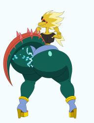 1girls animated ass ass_shake big_ass big_butt bouncing_ass comission dracozolt female female_only gena_(ultrakirby123) huge_ass nintendo pokémon_(species) pokemon pokethot's solo tansau twerking