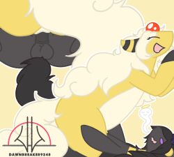 ampharos black_body black_penis dawnthemetamon duo female feral fluffy fluffy_hair gem genitals hair halo hi_res horn larger_female long_hair male male/female mega_ampharos mega_evolution myrrhia nintendo penetration penis pokémon_(species) pokemon pokemon_(species) riding size_difference soul vaginal_penetration video_games