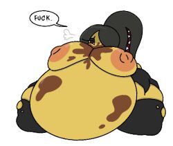 belly chocolate fat_ass hyper_belly lard_ass mawee mawile morbidly_obese pokemon_(species) tagme theslashfive