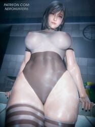 1girls 3d abs athletic athletic_female big_breasts black_hair black_hair_female breasts clothed clothed_female female female_focus female_only final_fantasy final_fantasy_vii final_fantasy_vii_remake large_boobs large_breasts light-skinned_female light_skin long_hair long_hair_female looking_at_viewer muscular muscular_female nerohunter6 peace_sign red_eyes red_eyes_female solo solo_female solo_focus tifa_lockhart toned toned_female translucent_clothing transparent_clothing