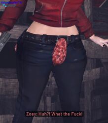 crotch fully_clothed garry's_mod left_4_dead pussy_grab tagme tentacle text voicelesswata zoey_(left_4_dead)