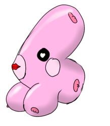 big_breasts breasts female feral feral_only generation_3_pokemon lips luvdisc meme nintendo parody pink_lips pokemon pokemon_(species) solo