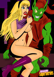 green_goblin gwen_stacy marvel nipples norman_osborn online_superheroes spider-man_(series)