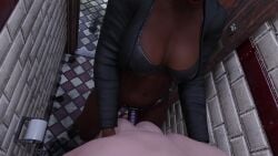 1boy 1girls 3d anal anal_sex animated dark-skinned_female dark_skin ebony female femdom male mp4 muscular no_sound pegging sex_toy spodvohomg strap-on strapon tagme video