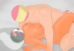 1boy 1girls ambiguous_penetration balls big_breasts breasts buff_male c10ckw07k countryhumans countryhumans_girl flag_head large_breasts light-skinned_male looking_at_another mexican_female mexico_(countryhumans) missionary_position no_mouth nude nude_female sex spain_(countryhumans) spanish_text talking_to_another tan-skinned_female tan_skin