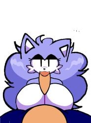 :3 animated anthro beat_banger breasts female friday_night_funkin friday_night_funkin_mod paizuri seductive_eyes sonic.exe sonic.exe_(character) sonic_the_hedgehog sucking_penis wacky_the_erizo zeckry