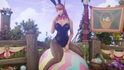 3d 3d_(artwork) amber_eyes armwear ass big_ass big_breasts big_butt big_hips big_thighs blood_elf bowtie breasts bunny_ears bunny_girl bunny_tail bunnysuit cia_nightfire clothed clothes easter easter_egg elf female female_focus female_only golden_eyes hairband high_elf hips large_breasts long_ears morilymory oc pantyhose pinup pointy_ears red_hair rogue_(warcraft) smooth_skin solo solo_female solo_focus tattoo thick_hips thick_thighs vagina warcraft world_of_warcraft yellow_eyes