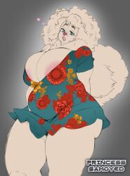 anthro big_breasts female princesssamoyed tagme tagme_(character)