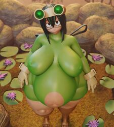 tsuyu asui from my hero academia by cghonk