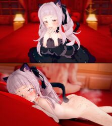 1boy 1girls 3d after_rape after_sex age_difference amber_eyes before_and_after blush cat_ears cat_tail completely_nude completely_nude_female completely_nude_male exhausted grey_hair hololive hololive_gen_2 hololive_japan implied_creampie implied_cum_inside implied_rape instant_loss_2koma lucky_bastard murasaki_shion rape sexual_assault size_difference smug stolen_clothes sweating sweating_profusely teen teen_girl teenage teenage_girl teenager virtual_youtuber wataamage young